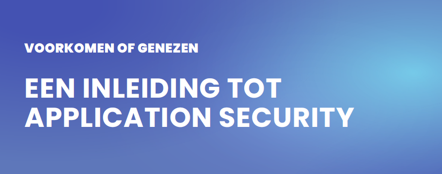 Een inleiding tot Application Security